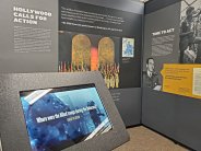 Interactive panel at the Americans and the Holocaust exhibit
