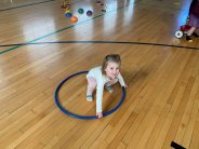 kid with hula hoop