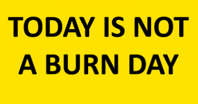 Yellow Day - No Open Burning