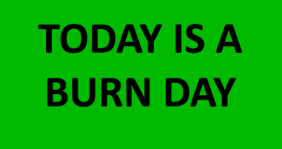 Green Day: the air quality forecast for today is a GREEN DAY. Air circulation is predicted to be adequate. It is OK to use wood-