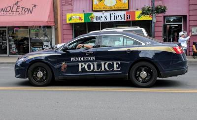 Pendleton Police Patrol Car